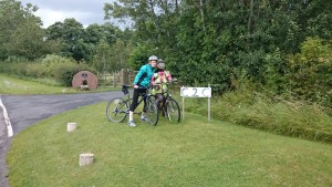 Scarecrow cyclist